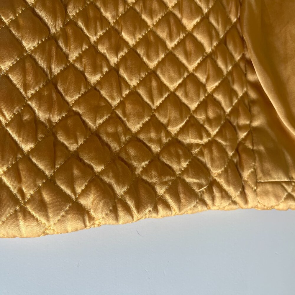 Vintage Golden Quilted Robe - Picture 9 of 9